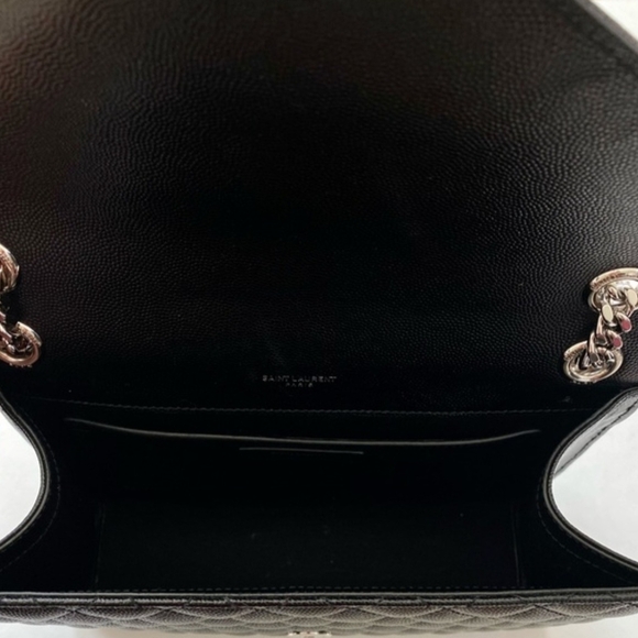 Yves Saint Laurent Black Quilted Leather Shoulder Bag - Picture 6 of 9